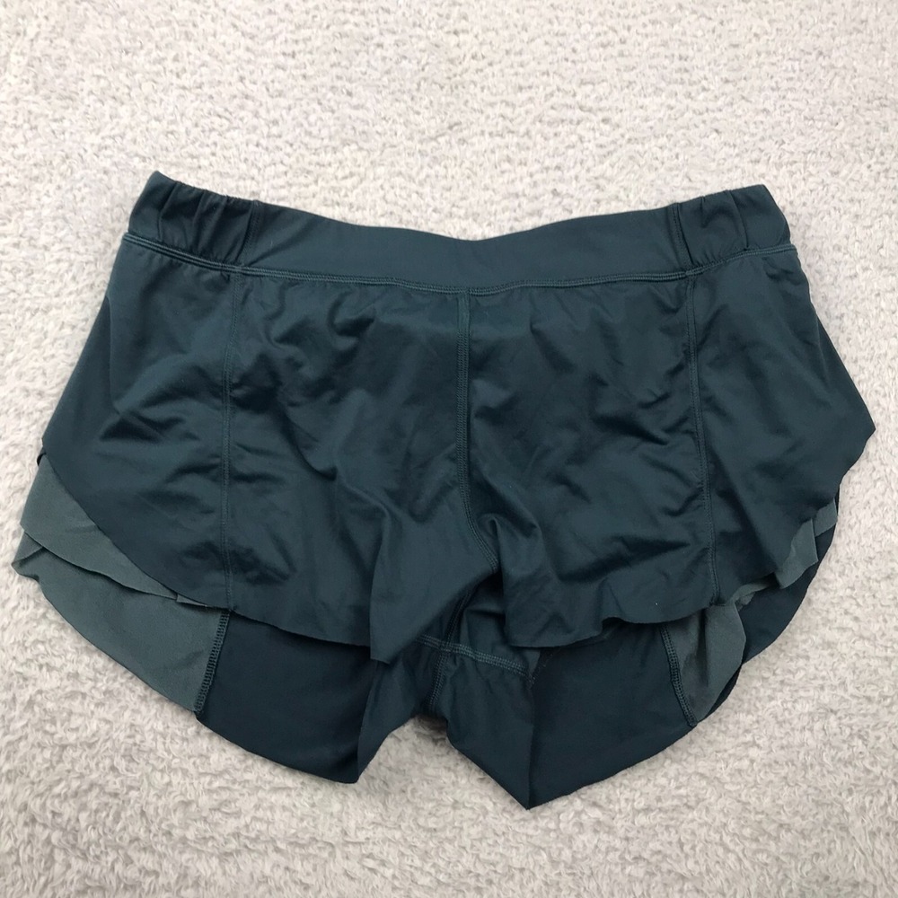 Lululemon Home Stretch Shorts Womens 10 Submarine Blue 3" Casual Gym Run‎ Train